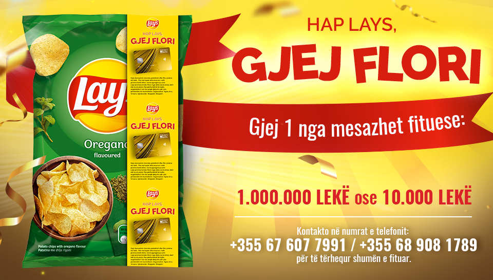 “HAP LAY’S, GJEJ FLORI”